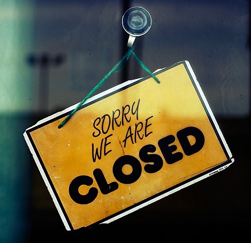 68. Sorry we are Closed!