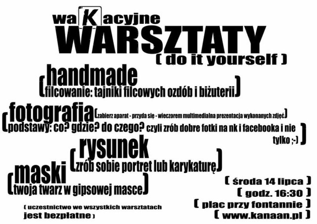 warsztaty! :)