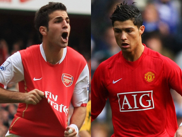 Cristiano Ronaldo  Cesc Fabregas