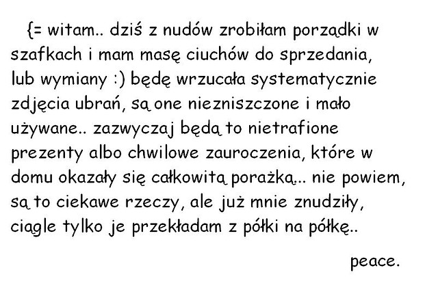 Wpis secondwear