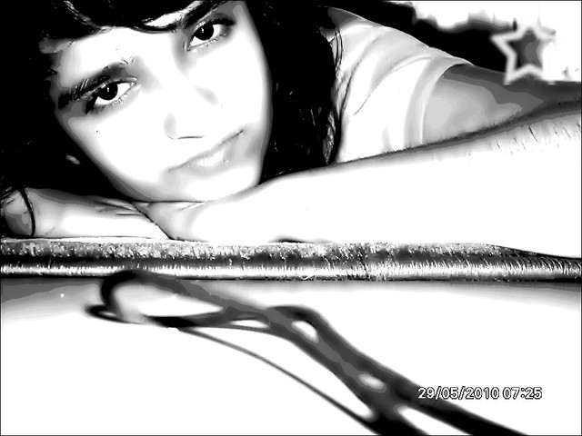 ...stare...