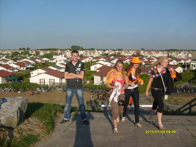 z kolezankami w Scheveningen