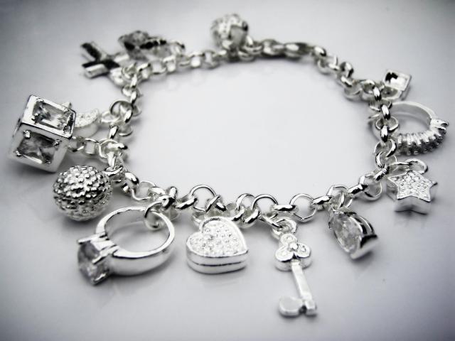 CHARMS srebrna bransoletka