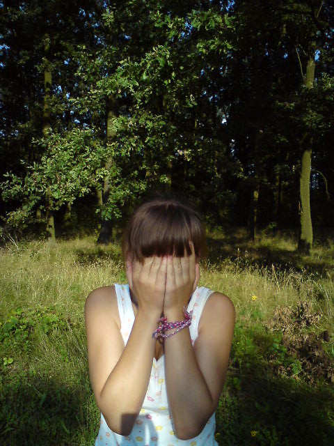 kasia w lesie