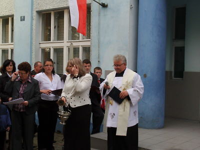 Uroczyste otwarcie gimnazjum