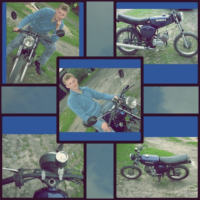 Fotka z motorem.