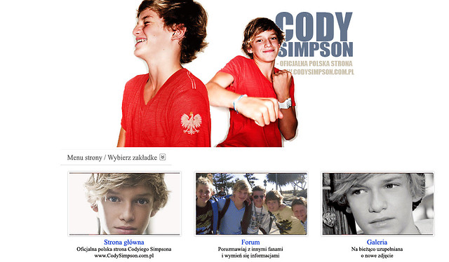 Oficjalna polska strona Cody'ego