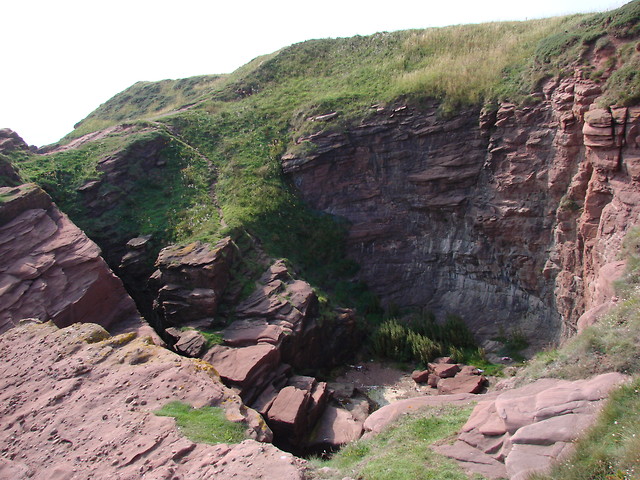 Klify w Arbroath 5