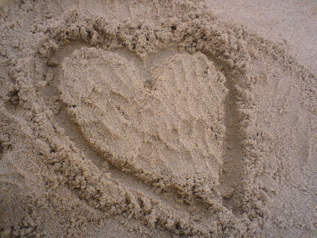 Warm sand