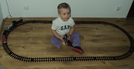 Alanek w dniu 2 urodzin 