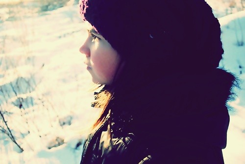 w lesie, w czapeczce . xd