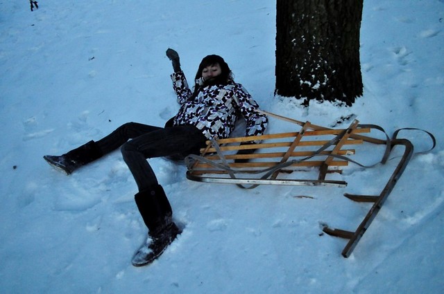 Na spacerze z Paulin. xd