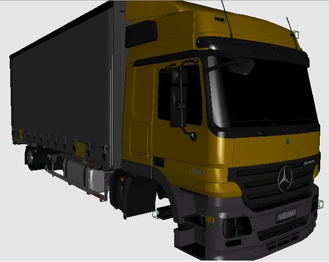 Mercedes Actros MPII- Modyfikac