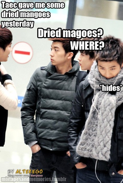 muhah, no mo dried mangos.