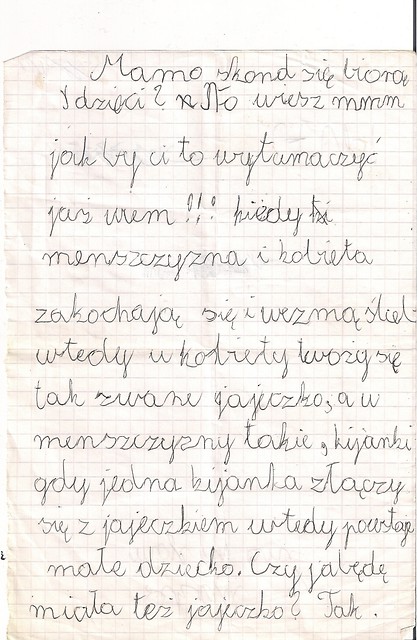Mamo skond sie bior dzieci?