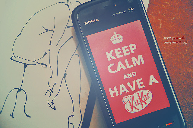 keep calm and have a kitkat