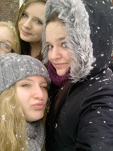 Ja, Klaudia, Kristina i Claire