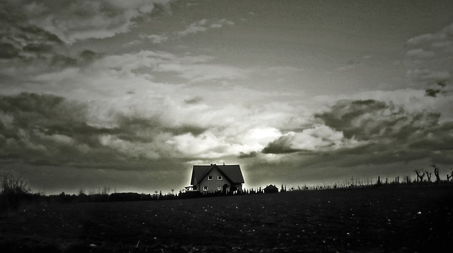 there is such a lonely old house