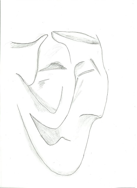 Face - smutek i rado