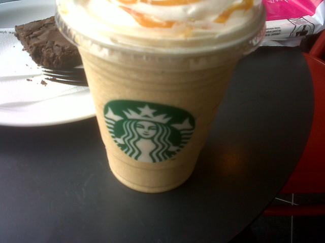 busting up a starbucks, 