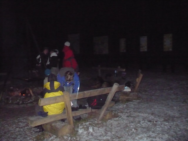 odpoczynek po etapie nocnym...