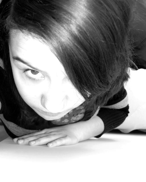 Poker face.