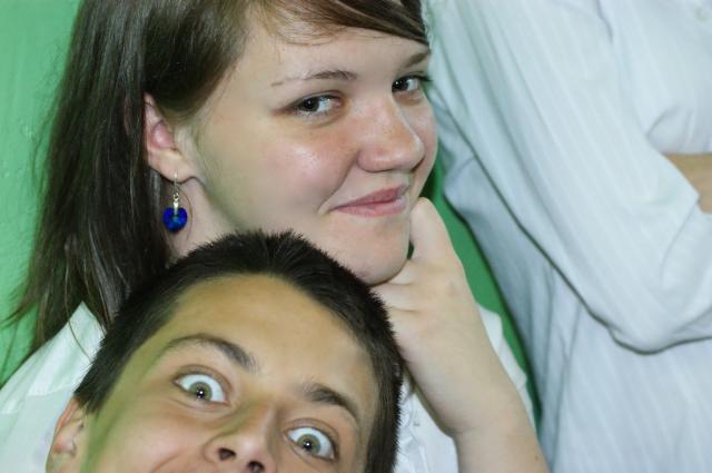 Z Michakiem. :) 