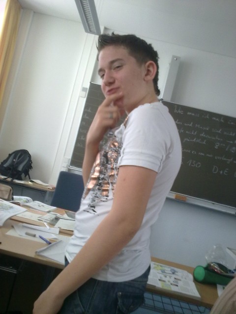 W Szkolee hahah :D