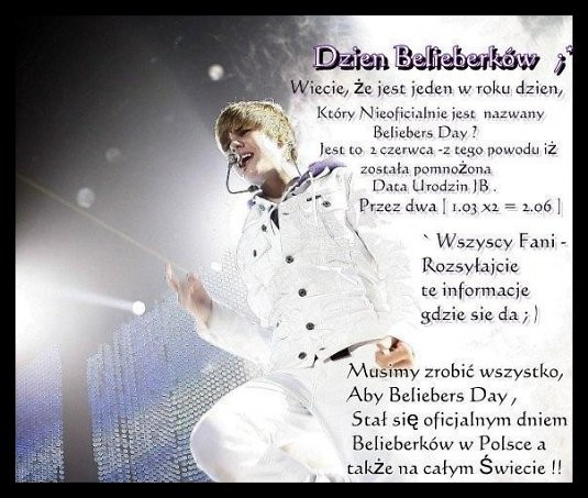 Dzie Belieberkw .!