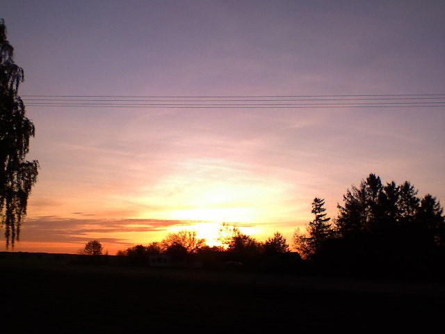 Night divides the day...