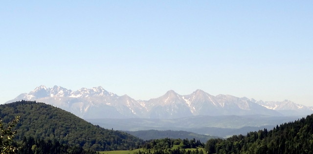 Pieniny z widokiem na Tatry :D