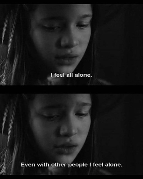 alone.