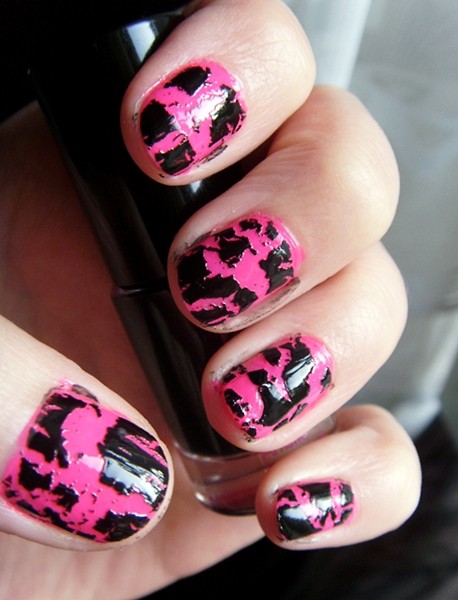 cracked nail polish