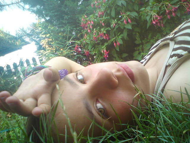 Na zielonej trawce ;P 