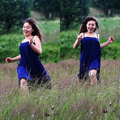 jogging in meadow part II