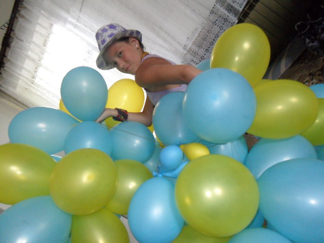 w balonach XD
