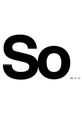 So....