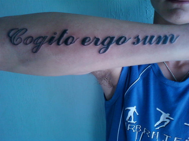 Cogito ergo sum !!