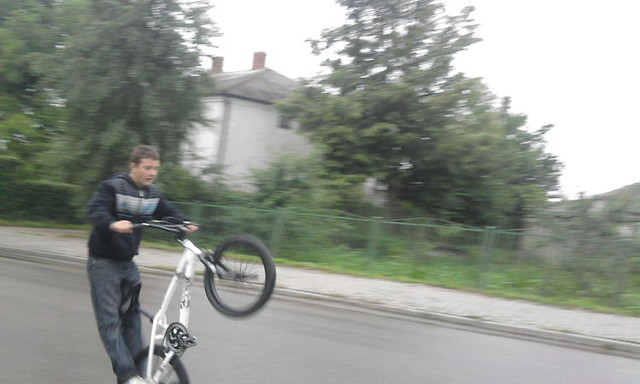 Pocztki Bmx ;p