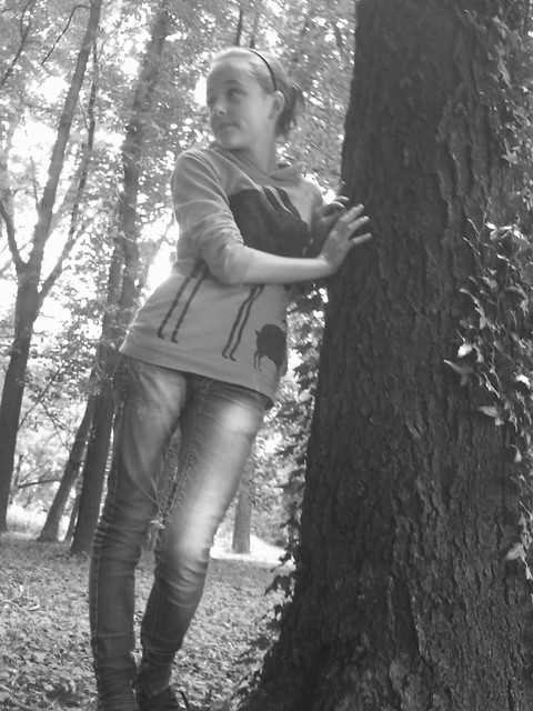 W parku . 