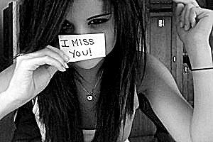 I miss you < 3