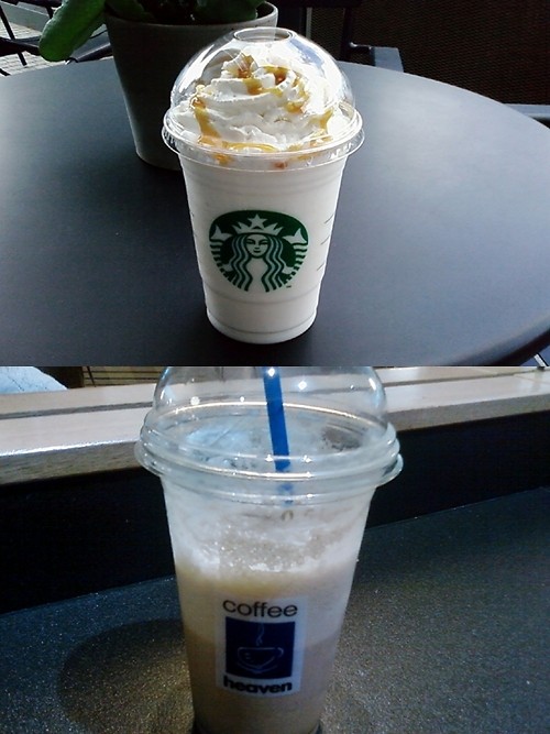 Starbucks vs Coffee heaven