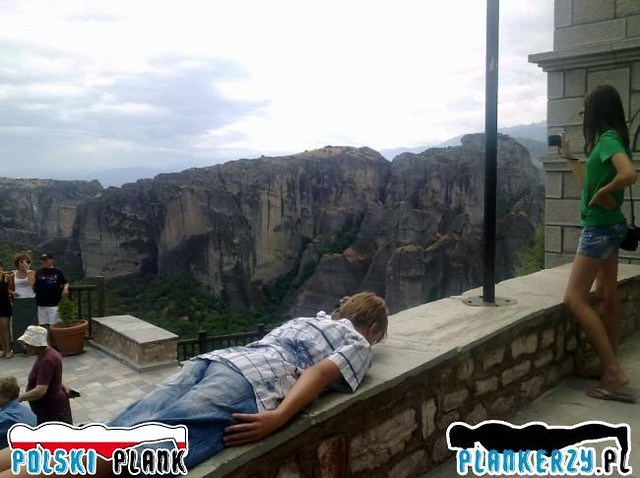 Plank w Grecji