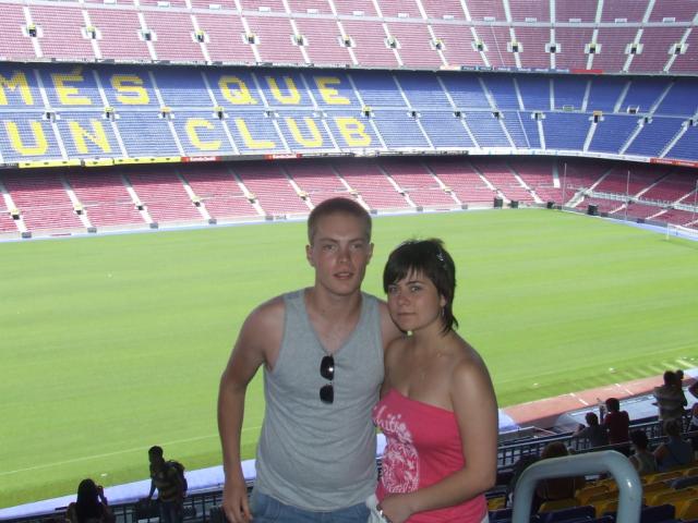 Stadion w Barcelonie :)