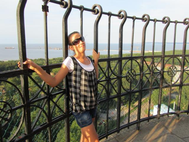 Ja na latarni w winoujciu ;***
