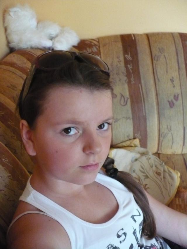 ;P