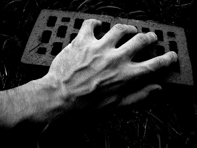 men's hand..
