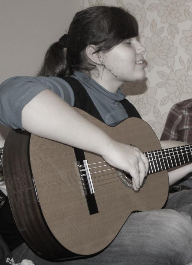 i love my guitar ; D