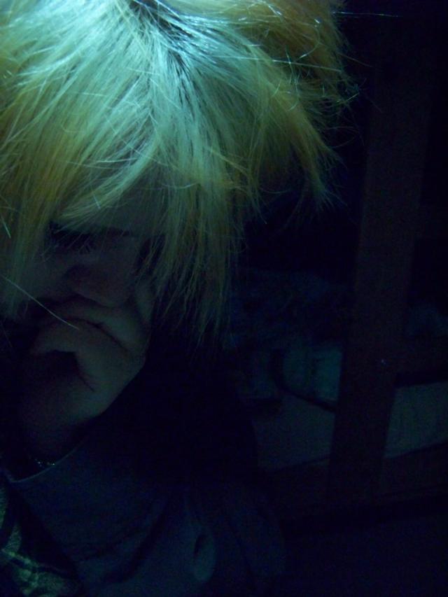 .The kid full of fear.