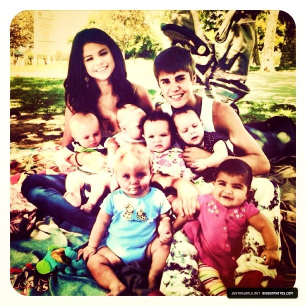 Justin Sel i Dzieciaki < 3 . 